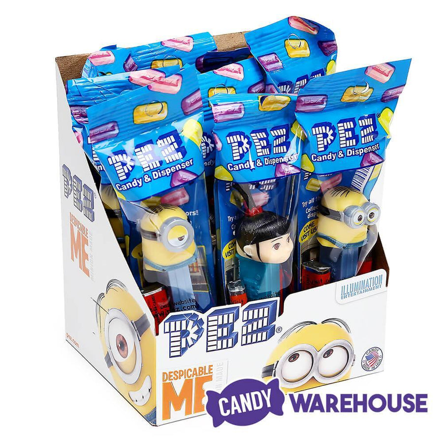 Despicable Me PEZ Candy Packs: 12-Piece Display - Candy Warehouse