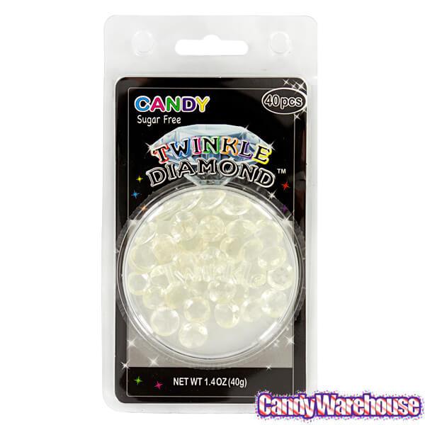 Diamond Candy Gems - Clear: 40-Piece Package - Candy Warehouse