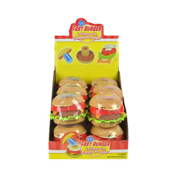 Dip-N-Lik Fast Burgers: 12-Piece Display - Candy Warehouse