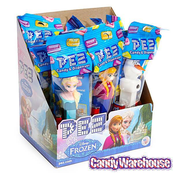 Disney Frozen PEZ Candy Packs: 12-Piece Display - Candy Warehouse