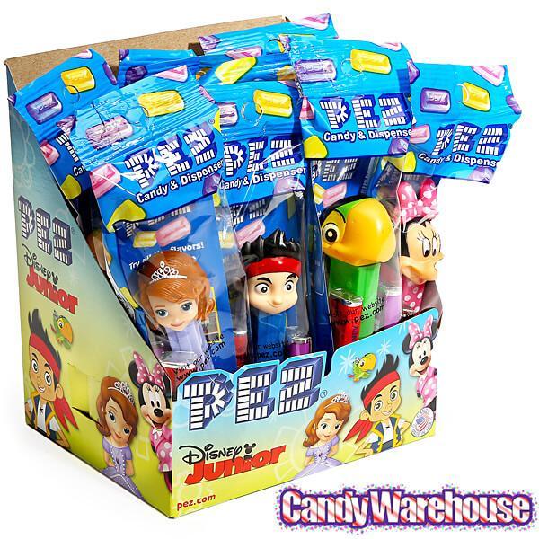 Disney Junior PEZ Candy Packs: 12-Piece Display - Candy Warehouse