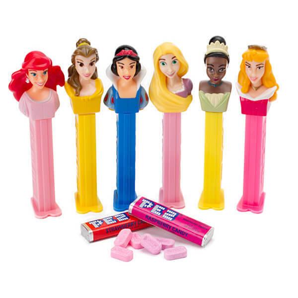 Disney Princesses PEZ Candy Packs: 12-Piece Display - Candy Warehouse