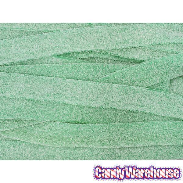 Dorval Sour Power Belts Candy - Green Apple: 150-Piece Tub - Candy Warehouse