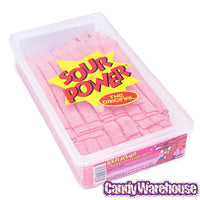 Dorval Sour Power Belts Candy - Strawberry: 150-Piece Tub - Candy Warehouse