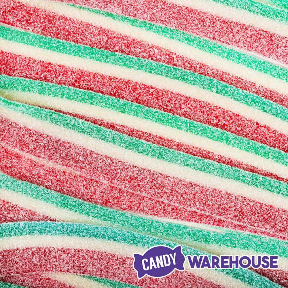 Dorval Sour Power Belts Candy - Watermelon: 150-Piece Tub - Candy Warehouse