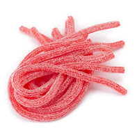 Dorval Sour Power Straws Candy - Strawberry: 200-Piece Tub - Candy Warehouse