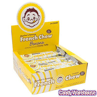 Doscher's French Chew Taffy Bars - Banana: 24-Piece Box - Candy Warehouse