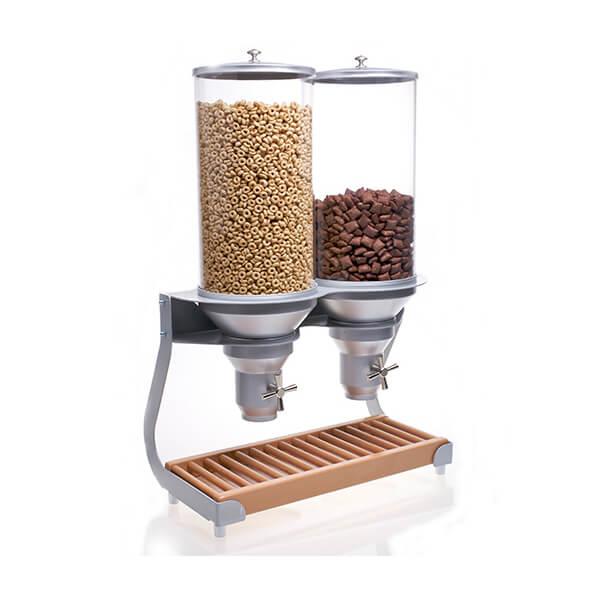 Double Cylinder Tabletop Candy Dispenser: 3.5 Gallon - Candy Warehouse