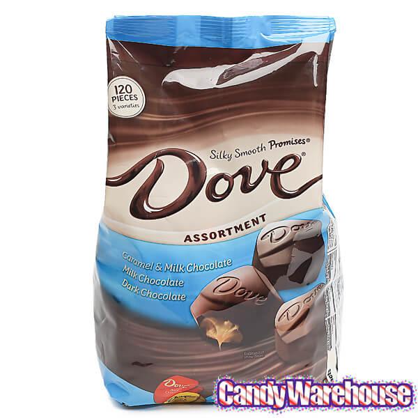 Dove Chocolate Squares Assortment: 150-Piece Bag - Candy Warehouse