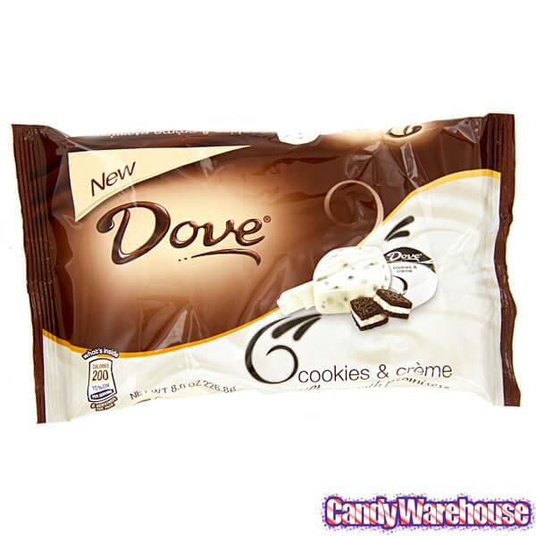 Dove Cookies n Creme Candy Squares: 25-Piece Bag - Candy Warehouse
