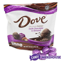 Dove Dark Chocolate Almond Squares: 28-Piece Bag - Candy Warehouse