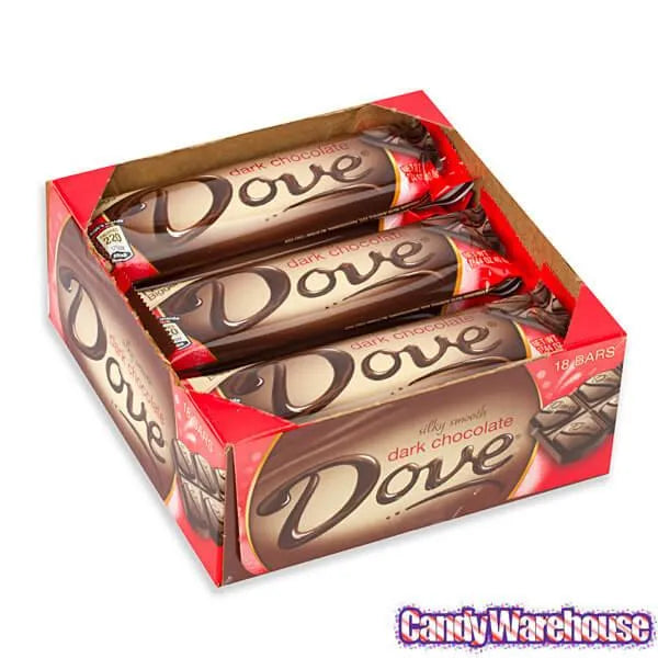 Dove Dark Chocolate Bars 18 Piece Box Candy Warehouse Dove dark chocolate bars 18 piece box candy warehouse