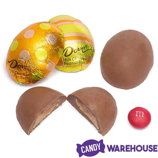 Dove Milk Chocolate Peanut Butter Easter Eggs 15Piece Bag Candy