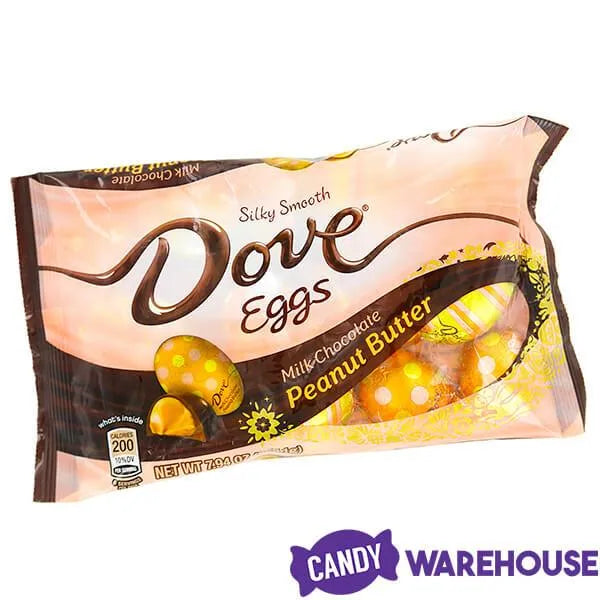 Dove Milk Chocolate Peanut Butter Easter Eggs 15Piece Bag Candy