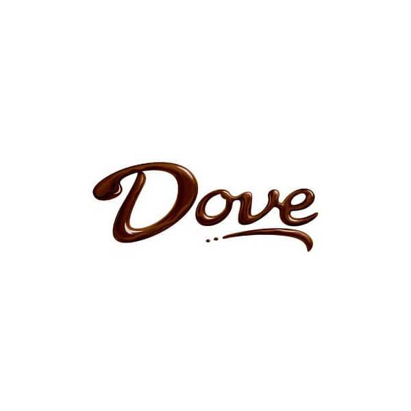Dove Peppermint Bark Dark Chocolate Squares: 28-Piece Bag - Candy Warehouse