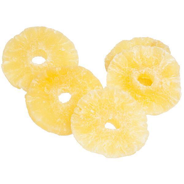 Dried Pineapple Fruit Slices: 11LB Case - Candy Warehouse