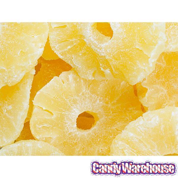 Dried Pineapple Fruit Slices: 11LB Case - Candy Warehouse