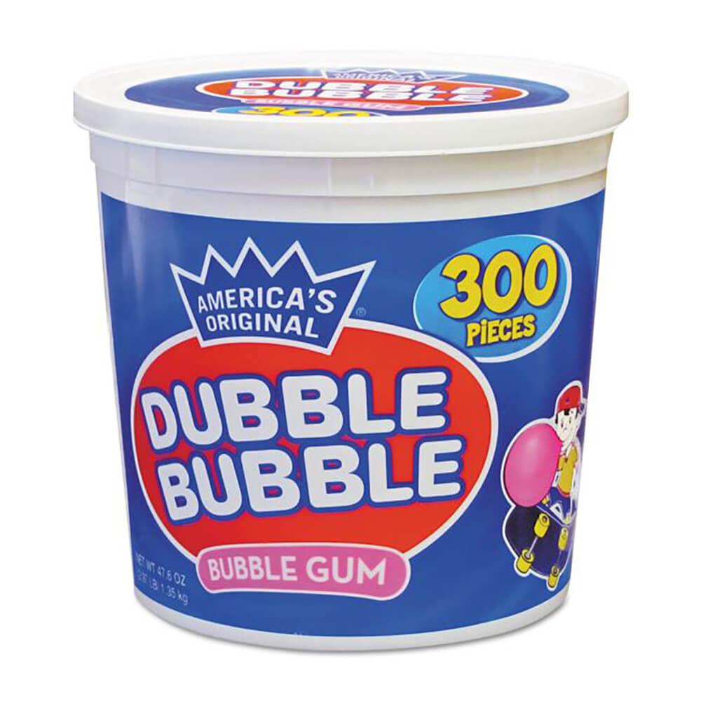 Dubble Bubble Gum - Original: 300-Piece Tub - Candy Warehouse