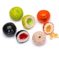 Dubble Bubble Halloween Ghoulish Gumballs 10-Ball Tubes: 24-Piece Box - Candy Warehouse
