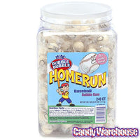 Dubble Bubble Home Run Baseball Gumballs: 240-Piece Tub - Candy Warehouse