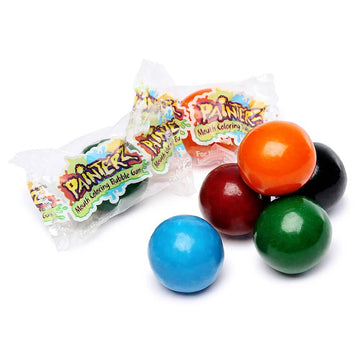 Dubble Bubble Painterz Mouth Coloring Bubble Gum: 240-Piece Tub - Candy Warehouse