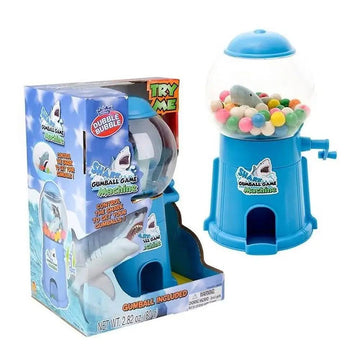 Dubble Bubble Shark Gumball Game Machine with Gumballs - Candy Warehouse