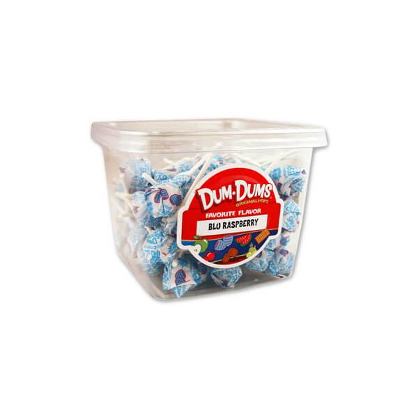 Dum Dum Pops - Blue Raspberry: 1LB Tub - Candy Warehouse