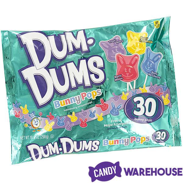 Dum Dums Bunny Pops: 30-Piece Bag - Candy Warehouse