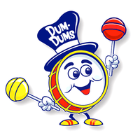 Dum Dums Caribbean Blue Party Pops - Cotton Candy: 75-Piece Bag - Candy Warehouse