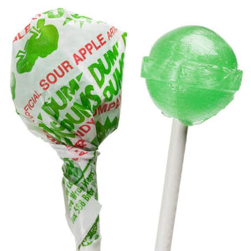 Dum Dums Pops - Sour Apple: 1LB Tub - Candy Warehouse
