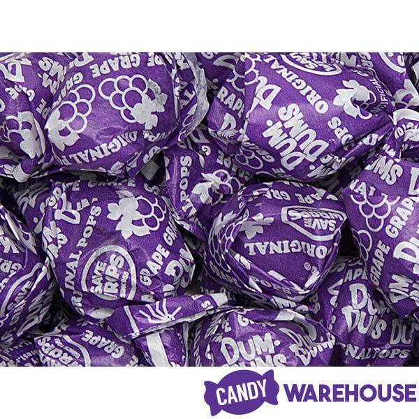 Dum Dums Purple Party Pops - Grape: 75-Piece Bag - Candy Warehouse