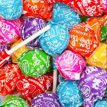 Dum Dums Rainbow Party Pops - Assorted Flavors: 75-Piece Bag - Candy Warehouse