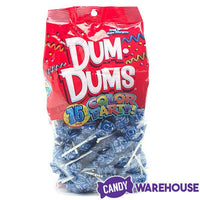 Dum Dums Royal Blue Party Pops - Blueberry: 75-Piece Bag - Candy Warehouse