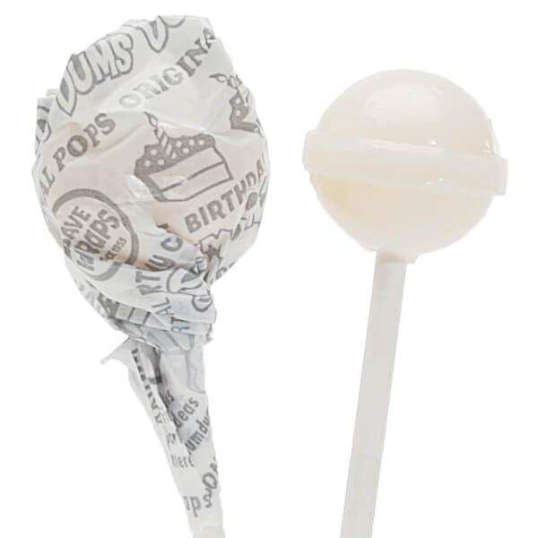 Dum Dums White Party Pops - Birthday Cake: 5LB Bag - Candy Warehouse