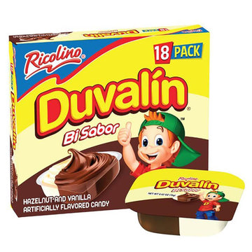 Duvalin Hazelnut and Vanilla Candy Packs: 18-Piece Box - Candy Warehouse