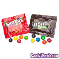 Easter Egg Filled With Skittles and M&M's Candy Fun Size Packs - Candy Warehouse