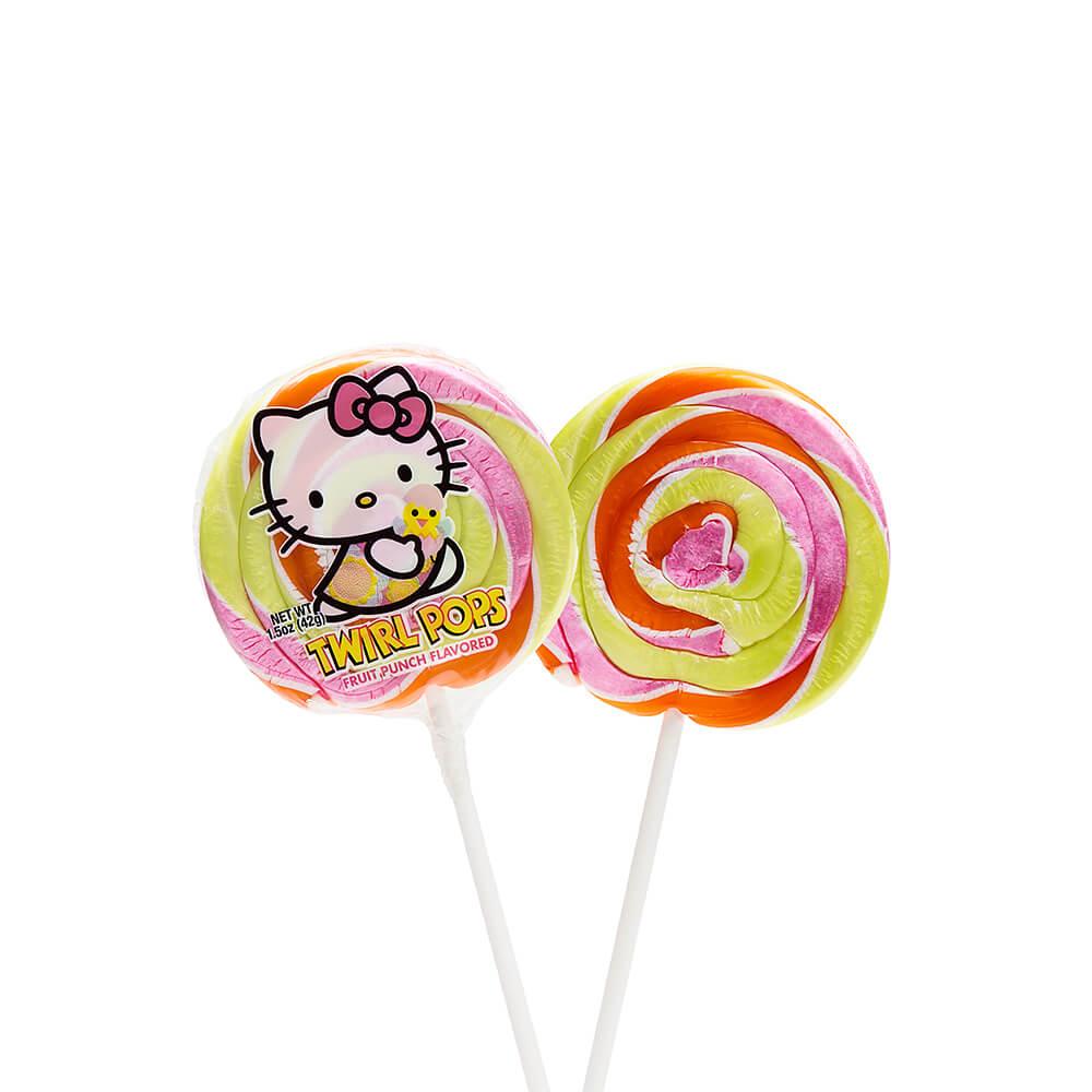 Easter Hello Kitty Swirl 1.5-Ounce Twirl Pops: 24-Piece Display - Candy Warehouse