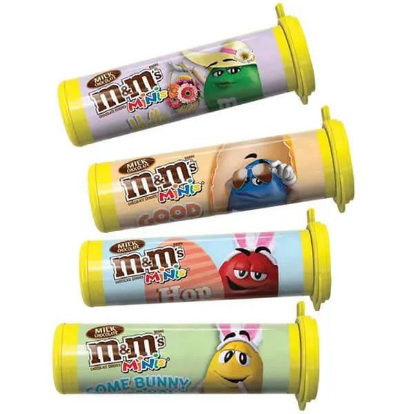 Easter M&M's Minis Candy Mini Tubes: 24-Piece Box | Candy Warehouse