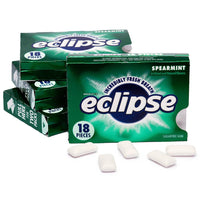 Eclipse Sugar Free Tab Gum Packs - Spearmint: 8-Piece Box - Candy Warehouse