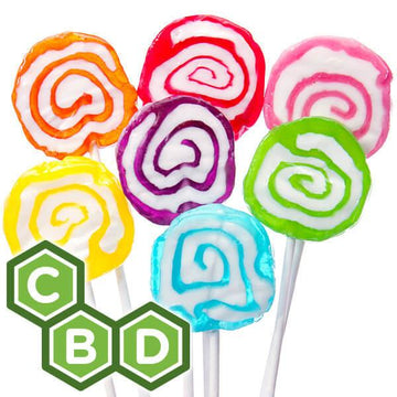 Eddy Edibles CBD Lollipops Candy THC Free 1500mg: 30-Pieces - Candy Warehouse