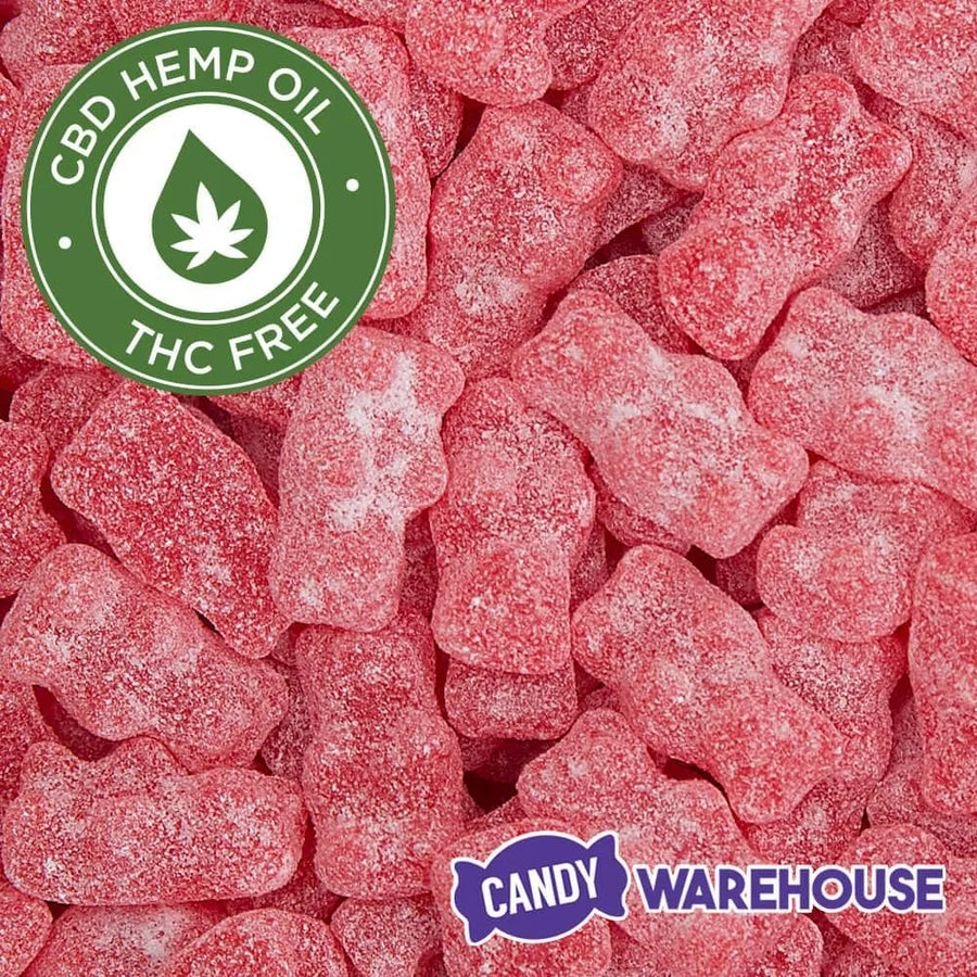 Eddy Edibles Hot Cinnamon CBD Gummies THC Free 100mg: 10 Gummy Bears