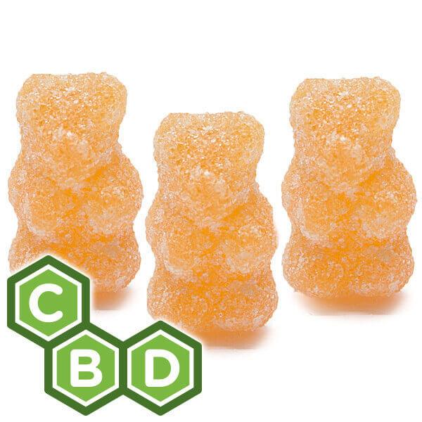 Eddy Edibles Mai Tai CBD Gummies THC Free 200mg: 10 Gummy Bears - Candy Warehouse