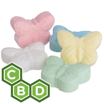 Eddy Edibles Mini Butterfly CBD Candy THC Free 100mg: 10 Sweet Tarts - Candy Warehouse