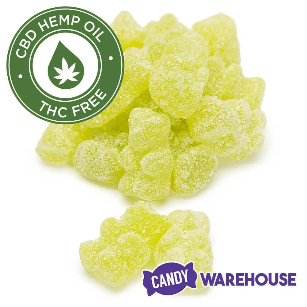 Eddy Edibles Sour Mojito CBD Gummies THC Free 600mg 30 Gummy Bears Candy Warehouse