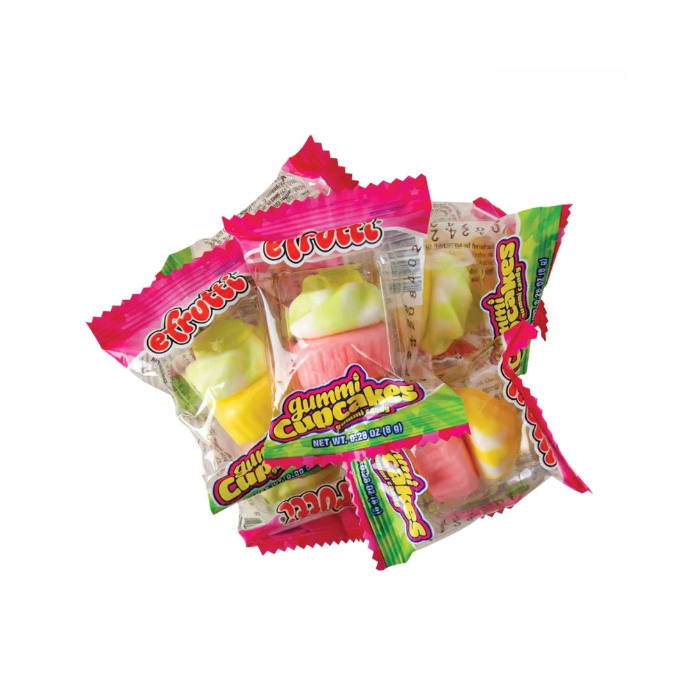 eFrutti Gummi Cupcakes: 114-Piece Box