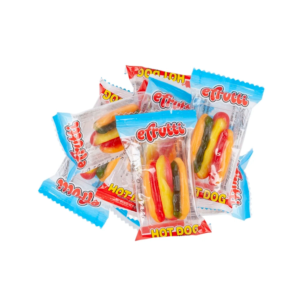 eFrutti Gummi Mini Hot Dogs: 101-Piece Box