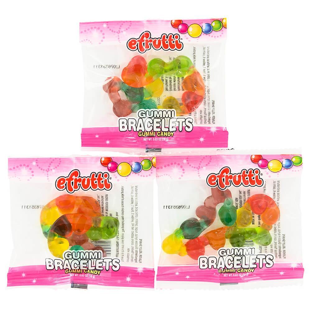 Efrutti Gummy Candy Bracelets: 40-Piece Box - Candy Warehouse