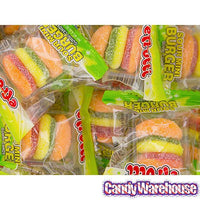 Efrutti Gummy Mini Cheese Burgers Candy - Sour: 60-Piece Box - Candy Warehouse