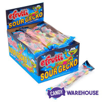 Efrutti Sour Gummy Geckos Candy: 40-Piece Box - Candy Warehouse