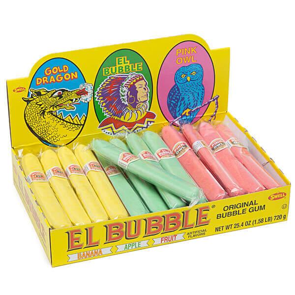 El Bubble Bubble Gum Cigars - Version I: 36-Piece Box - Candy Warehouse
